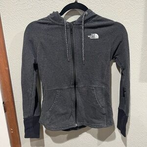The North Face Women’s Charcoal Gray Full-Zip Hoodie Jacket